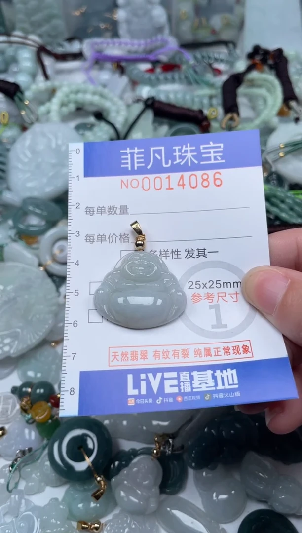 颈饰未镶嵌翡翠14086