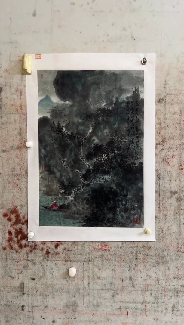 【闪购商品】国画70号林德坤老师绘画