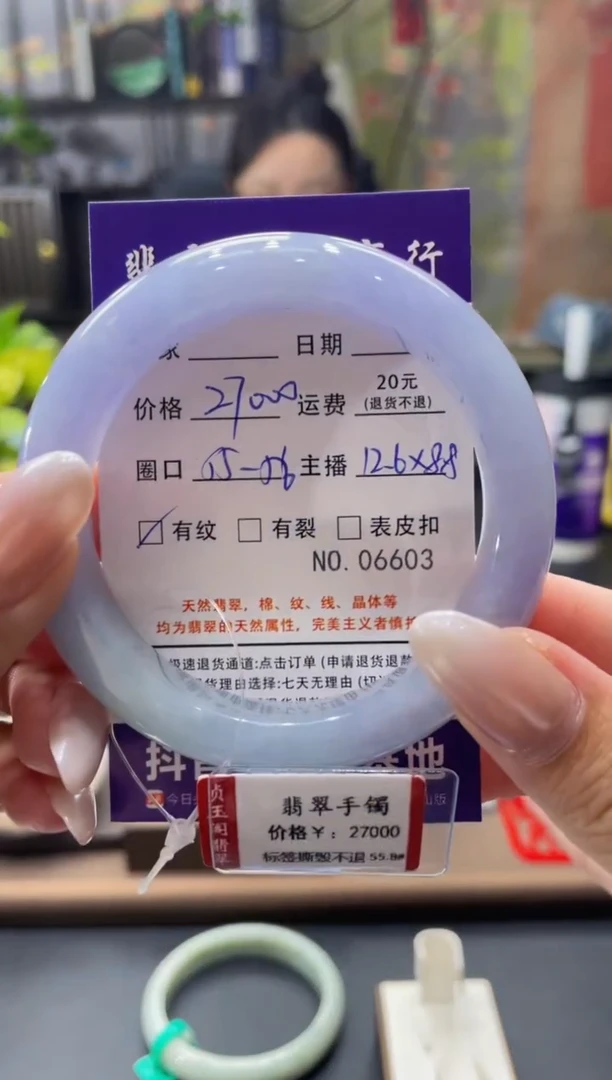 未镶嵌手镯翡翠6603****