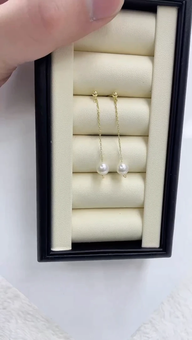 【闪购商品】海水珍珠耳饰银S925镶嵌海水珍珠耳饰