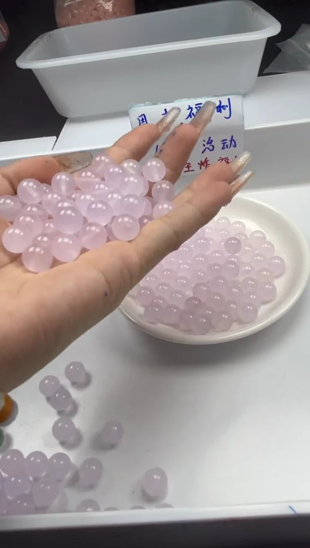 玛瑙/玉髓颈饰未镶嵌w942冰紫10mm*20颗