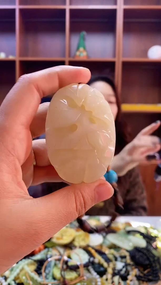 未镶嵌蛇纹石玉手把