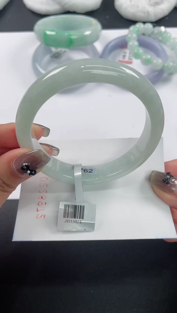 未镶嵌手镯翡翠基地发货H8859 58+