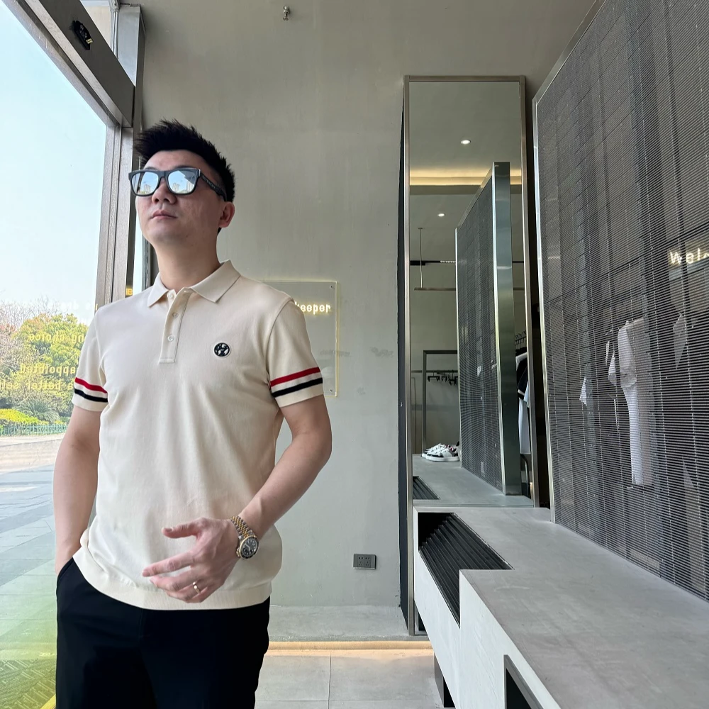 618大促-2024冬季新款休闲时尚男士羊POLO衫-LU-3037