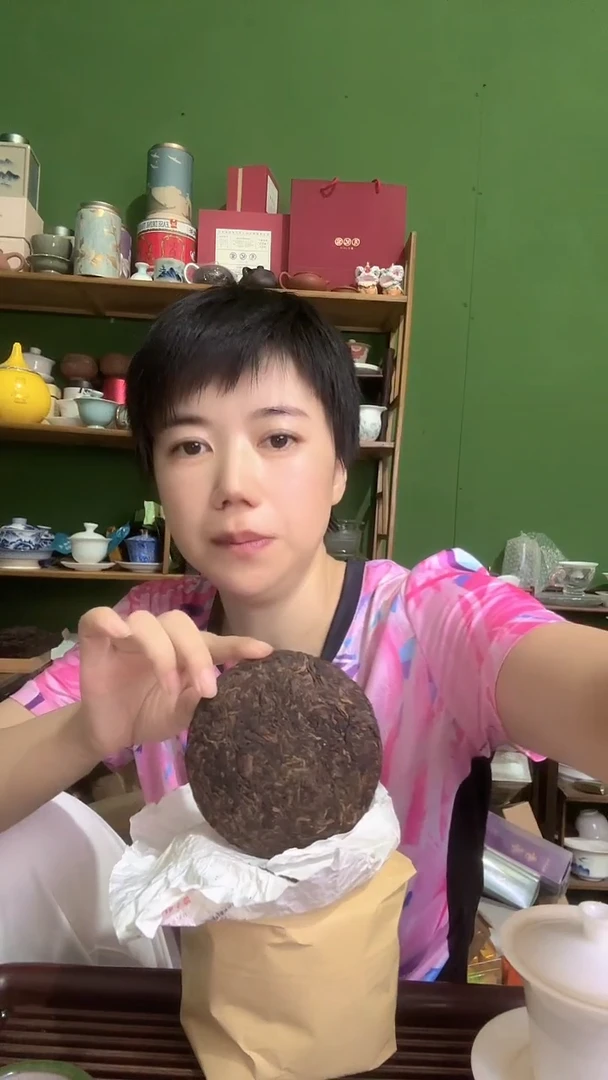彩选单品2019普洱熟茶100g一提5饼