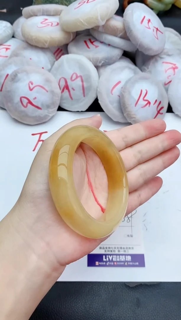 未镶嵌手镯石英质玉35+58/59