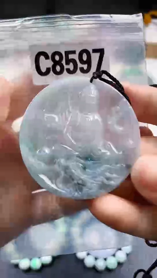 颈饰未镶嵌翡翠天然翡翠吊坠挂件