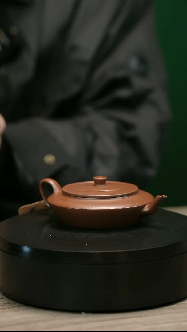 茶壶紫砂甫*H2451赵信军底槽青扁莲