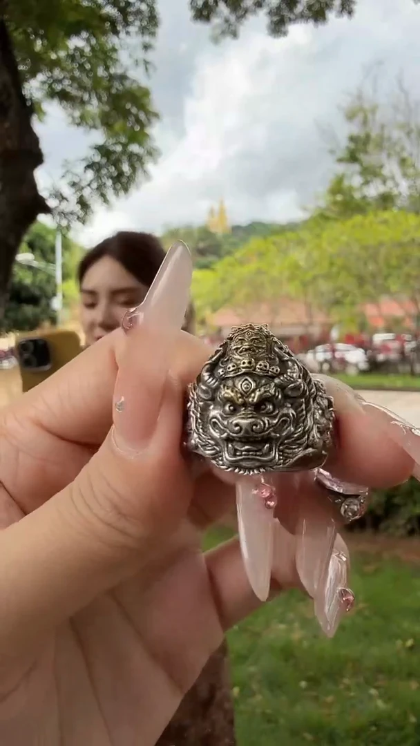 吊坠大威德戒指--青海热贡