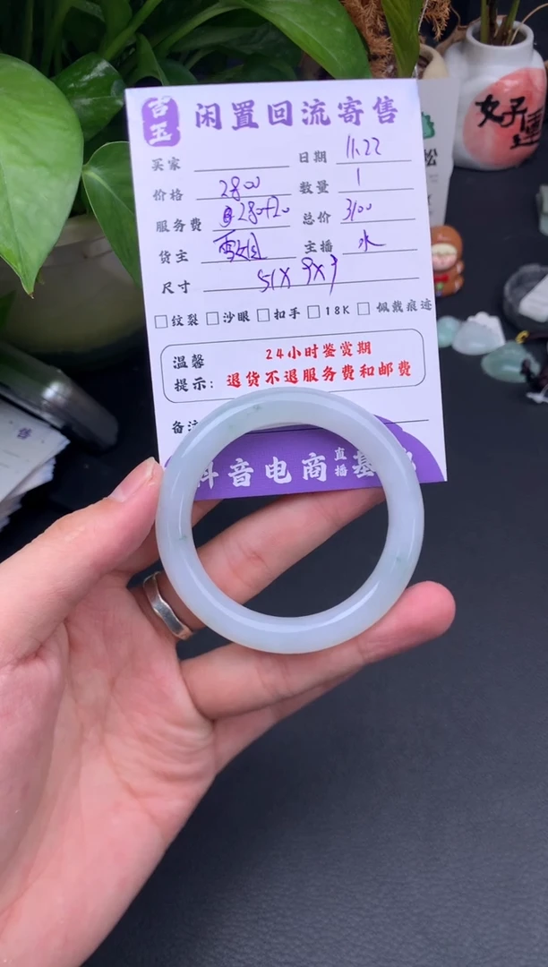 未镶嵌手镯翡翠手镯