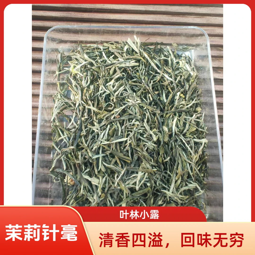 茉莉针毫新茶滋味浓郁沙口茶叶耐泡浓香型横县白茶绿茶茉莉花茶