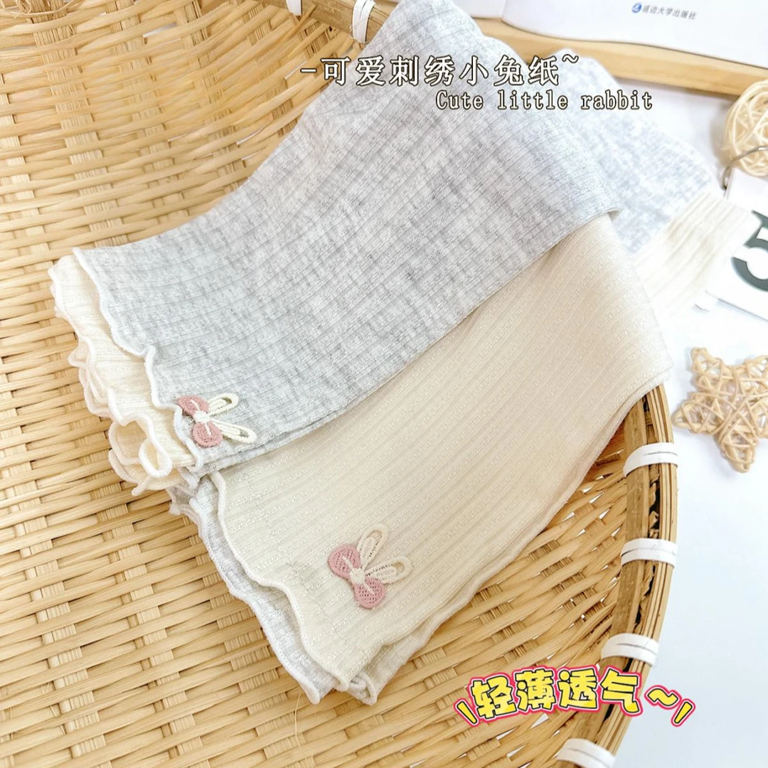 XKL 夏季女童七分裤打底裤2025新款外穿透气网眼舒适柔软裤子百搭