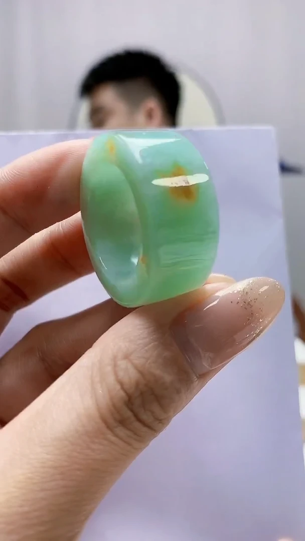 未镶嵌定制翡翠5028MM-毛货挂件122