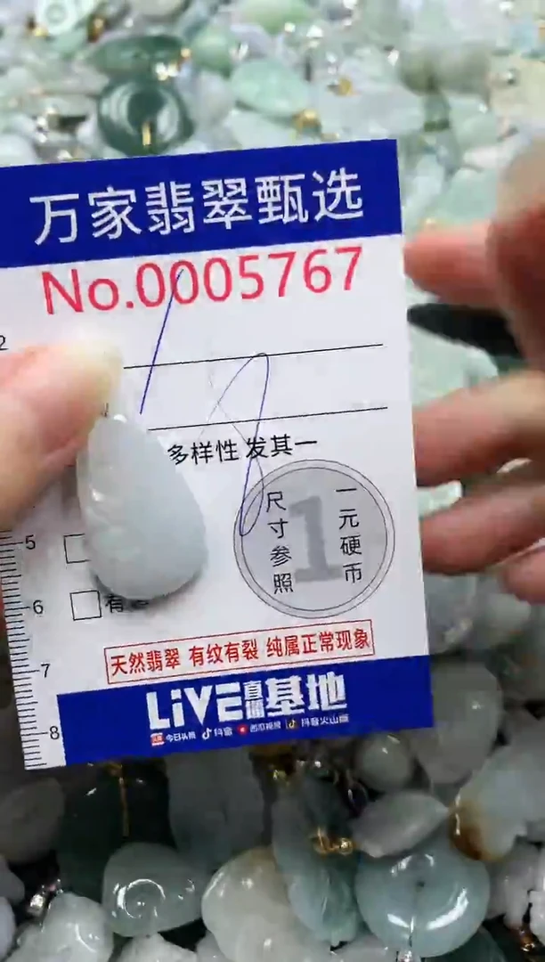 吊坠(不含链)未镶嵌翡翠5767