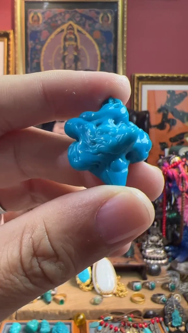 未镶嵌绿松石.35号  绿松石配饰套装ylp   Z