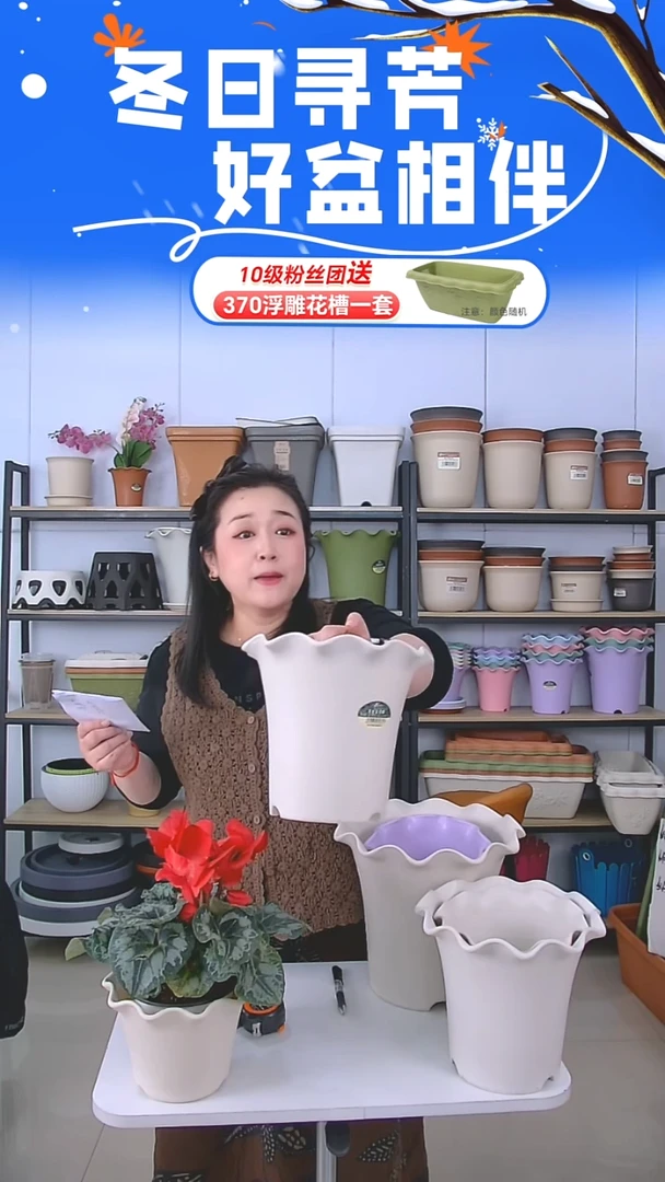 荷叶边5002米白5套带托盘