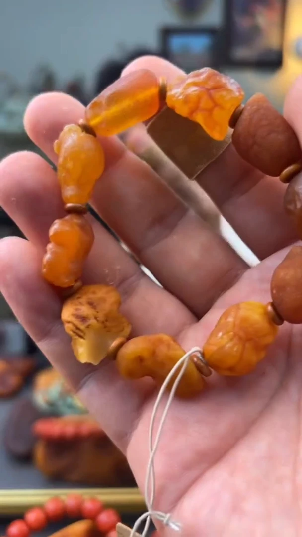 未镶嵌琥珀手串手串