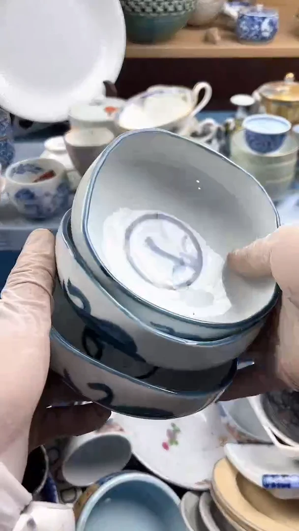 瓷片李英哥瓷器满19.9包邮