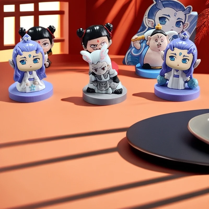 哪吒之魔童闹海系列手办盲盒摆件哪吒套装端盒盲盒六只不重复系列
