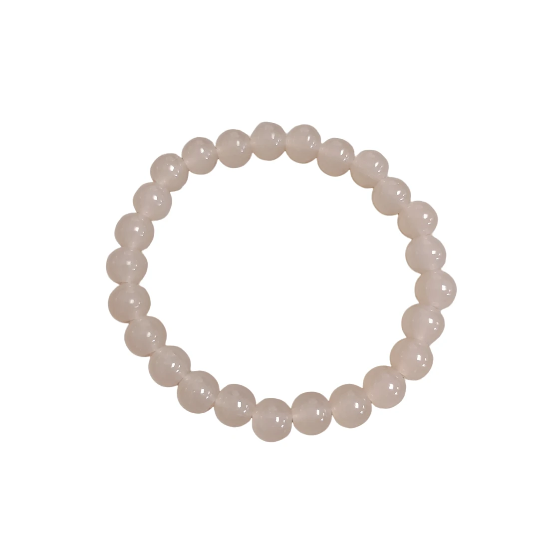 A288号-卡8mm藕粉色手串