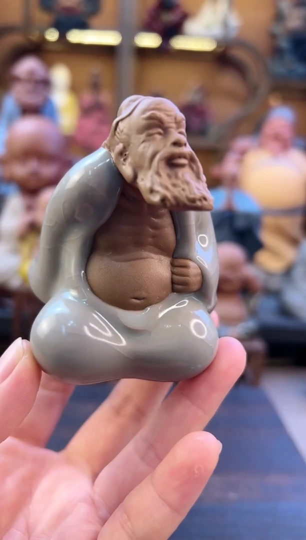 紫砂茶宠器闵茶宠摆件