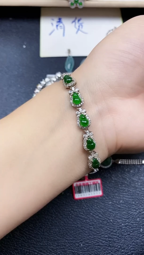 【闪购商品】翡翠戒指银S925镶嵌1111