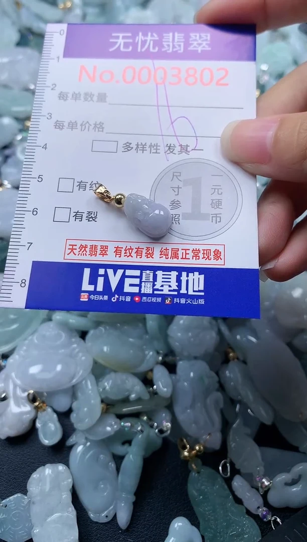 颈饰未镶嵌翡翠3802