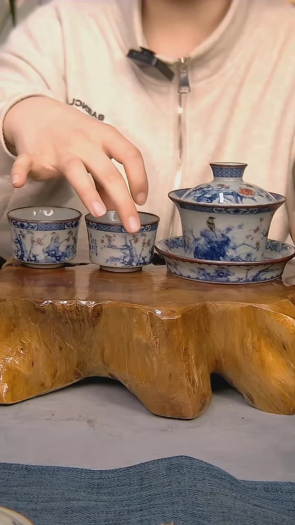 【闪购商品】简装家用款3件套 陶瓷家用茶具系列