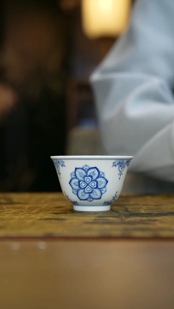 杯景德镇陶瓷手绘杯子