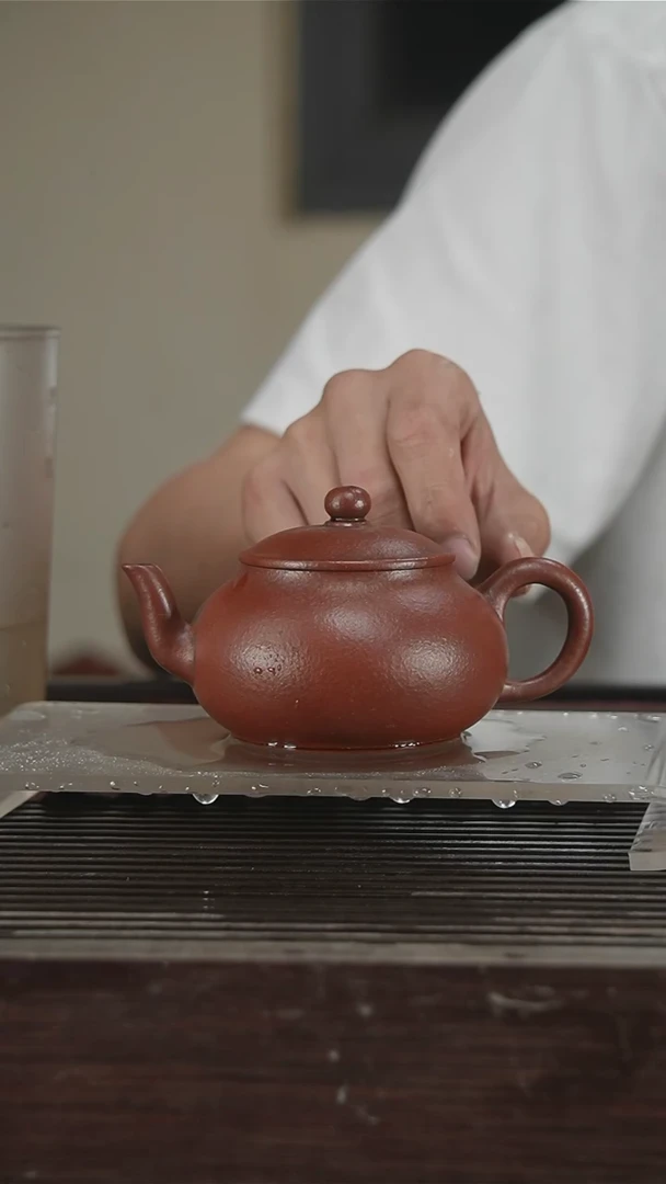 茶壶紫砂独孔，抹布纹180CC132号