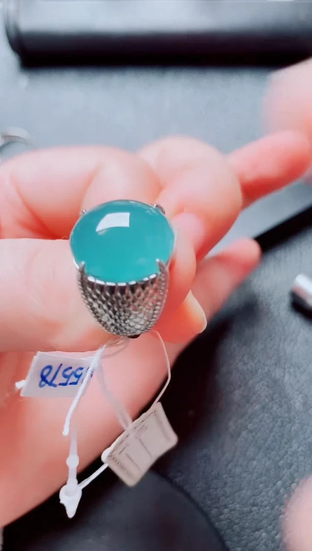 银S925镶嵌戒指翡翠1111