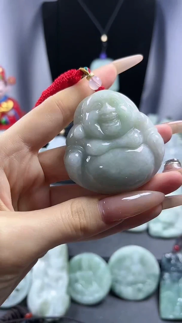 【闪购商品】翡翠颈饰未镶嵌大肚佛