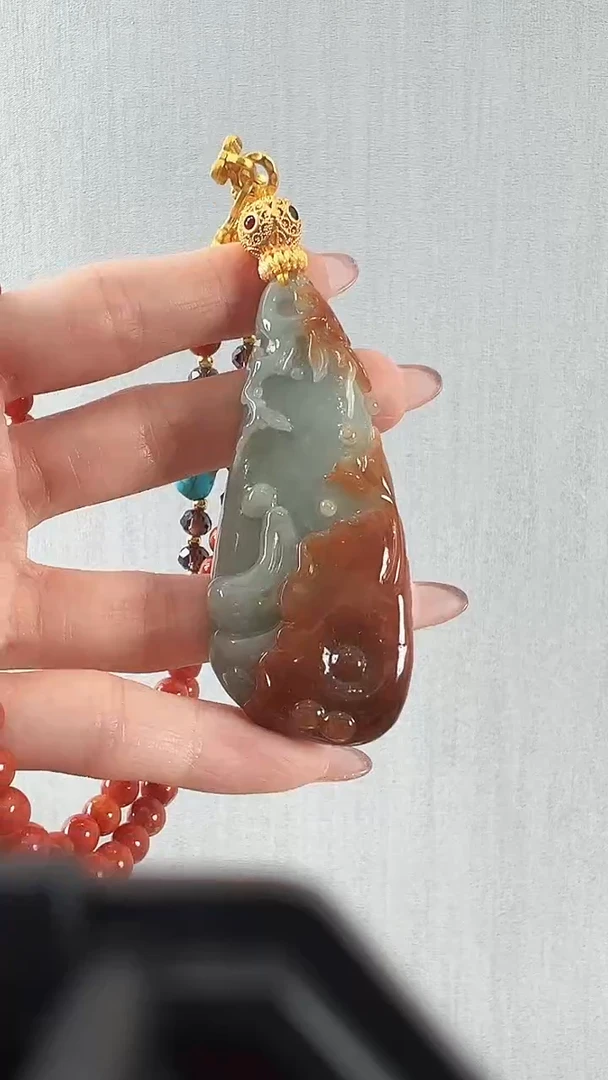 颈饰未镶嵌翡翠悟道