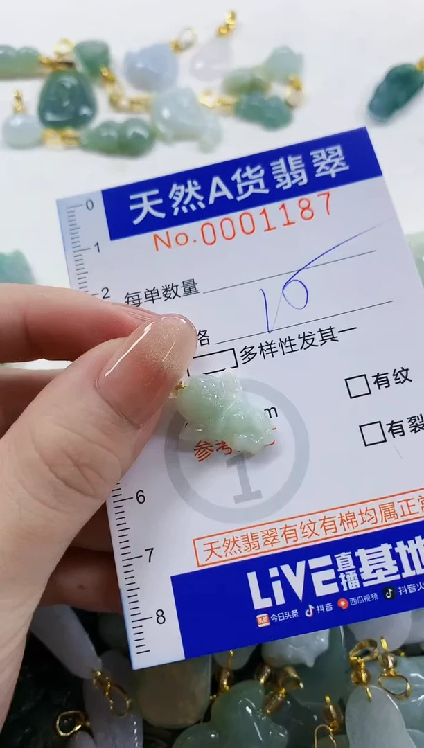 颈饰未镶嵌翡翠天然A货翡翠