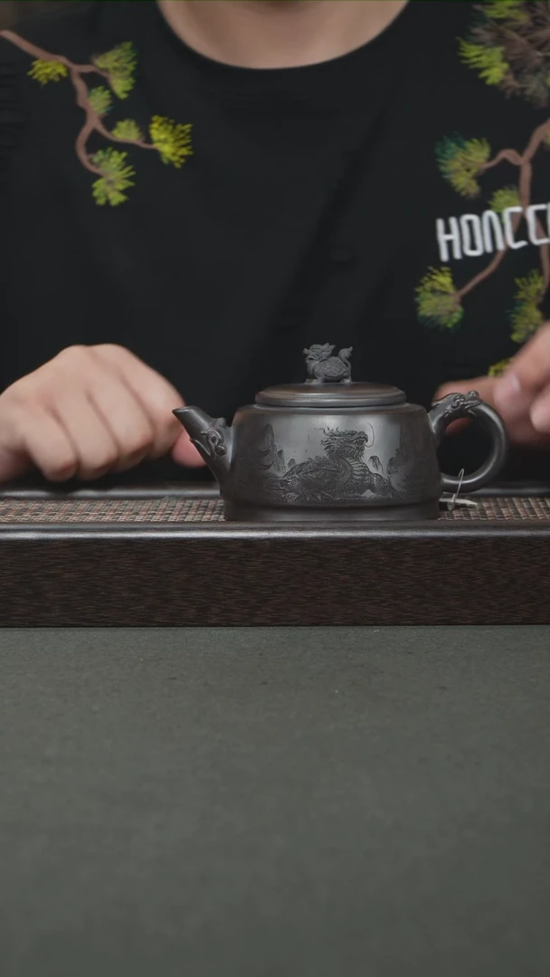 茶壶紫砂宜兴紫砂300cc0398