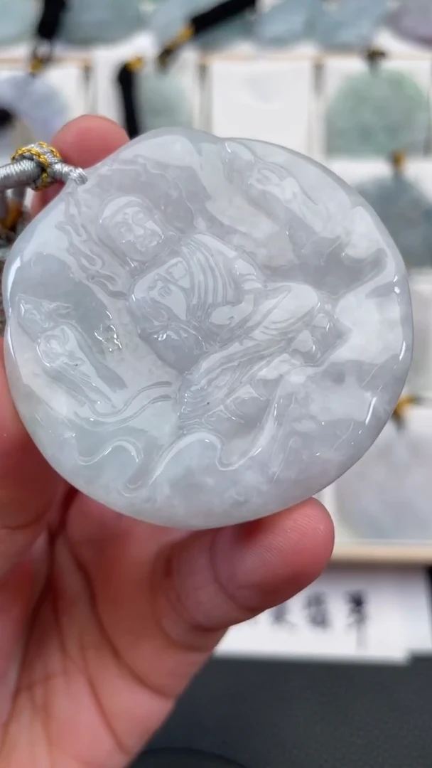 颈饰未镶嵌翡翠天然缅甸翡翠A货202