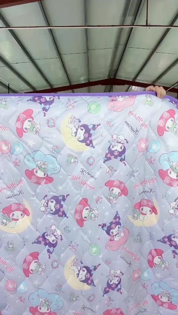 紫色月亮库洛  冷感沙发垫100*200