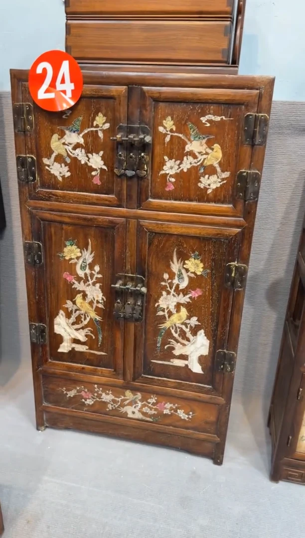 木花梨 小顶箱柜