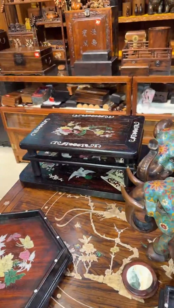 木紫檀长尾鸟小桌269.88888