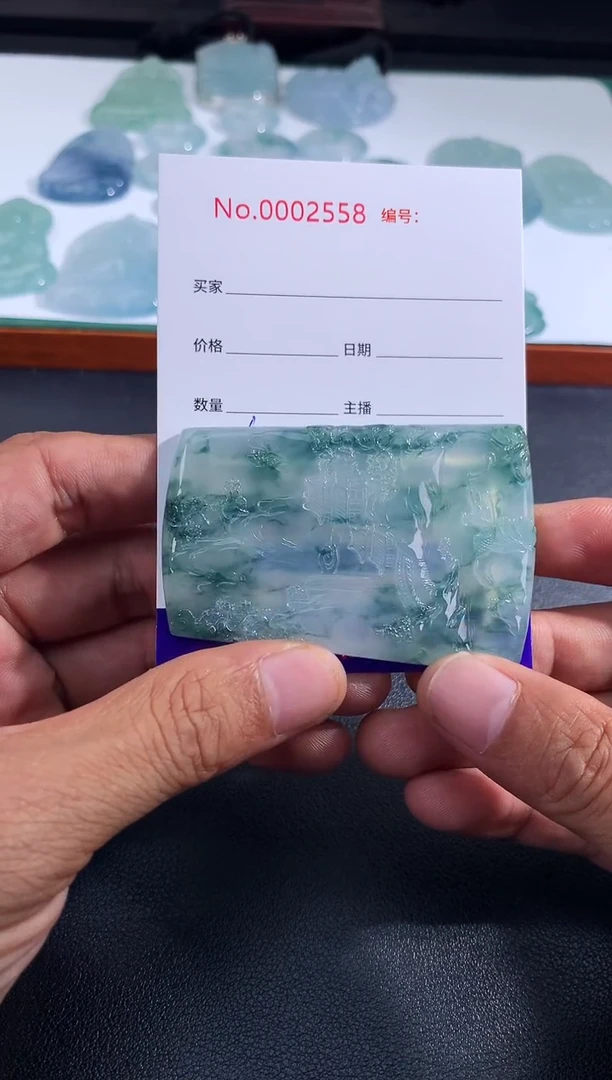 翡翠未镶嵌颈饰灰