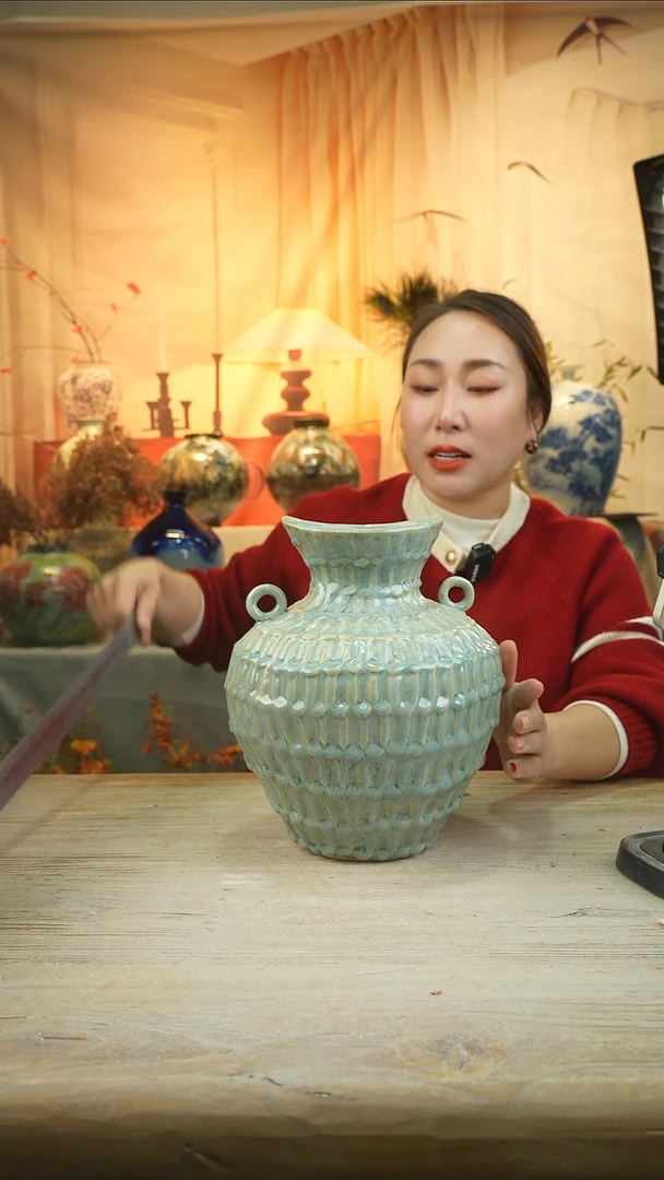 高度26口径 12陶瓷花器