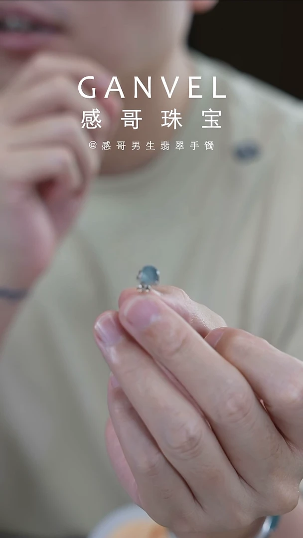 未镶嵌手镯翡翠双爪 耳钉 单个