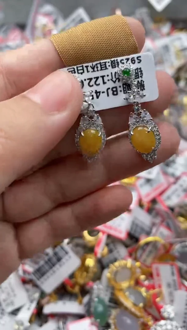 【闪购商品】翡翠戒指银S925镶嵌111111----9