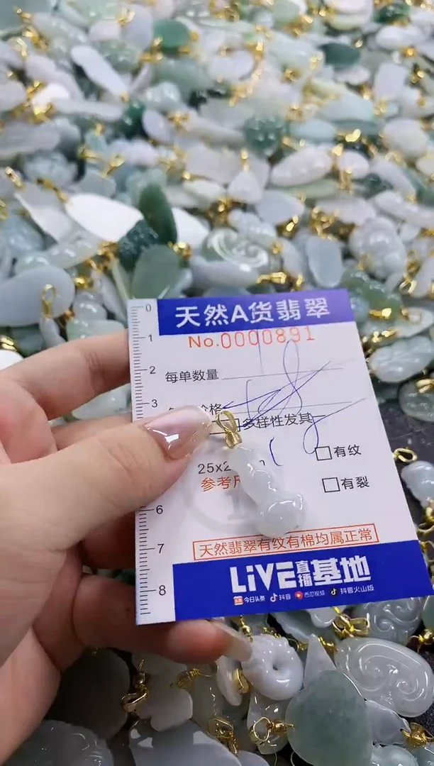 颈饰未镶嵌翡翠天然A货翡翠