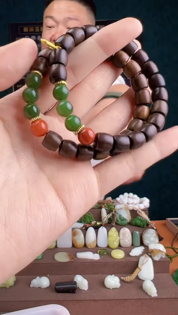 和田玉未镶嵌颈饰多样性发货 拍一单发一个