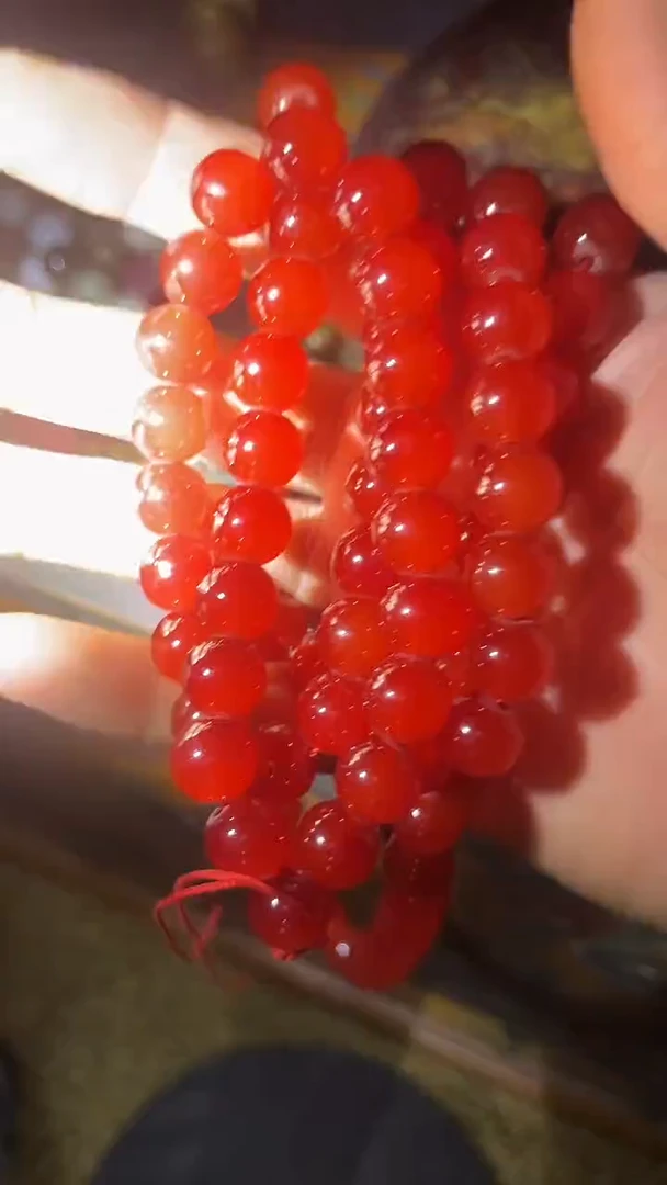 和田玉未镶嵌挂件红玉项链