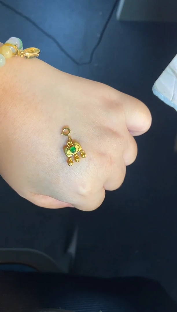 吊坠(不含链)银S925镶嵌翡翠1