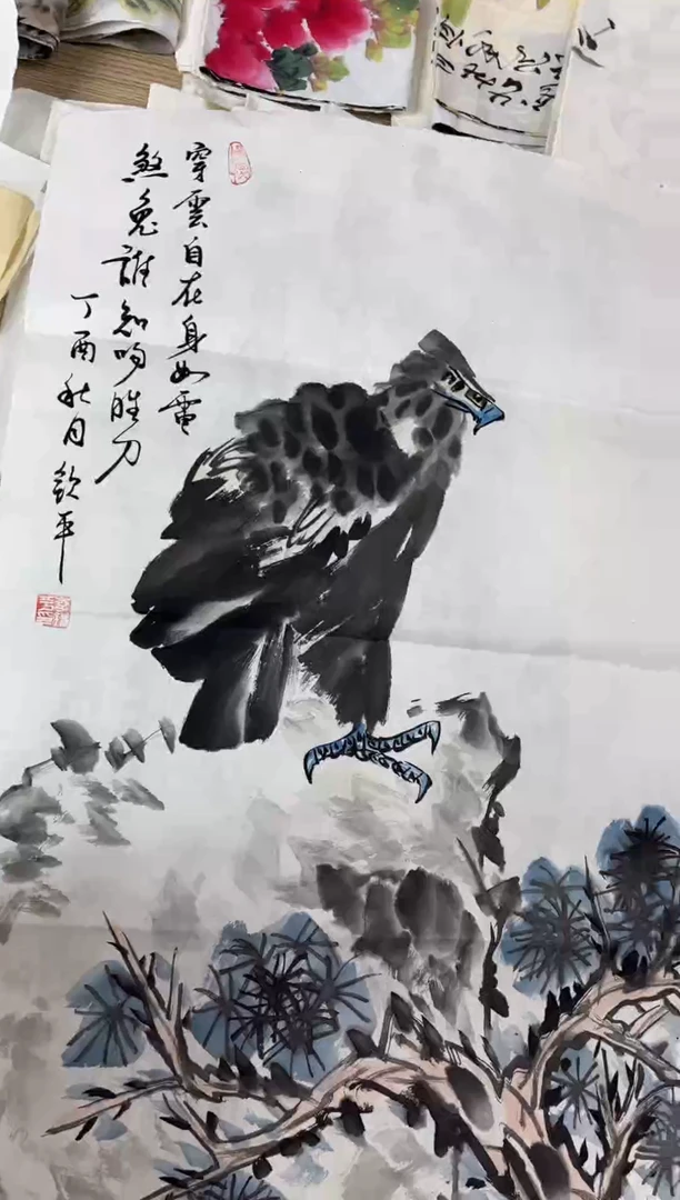 国画11.19国画手绘作品无边框