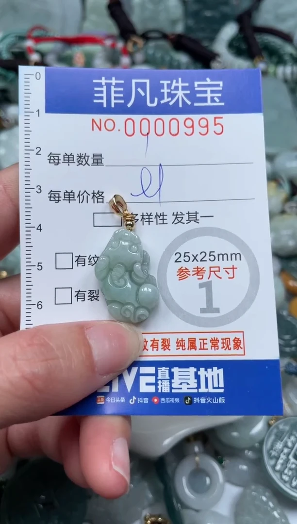 【闪购商品】翡翠颈饰未镶嵌00..0995