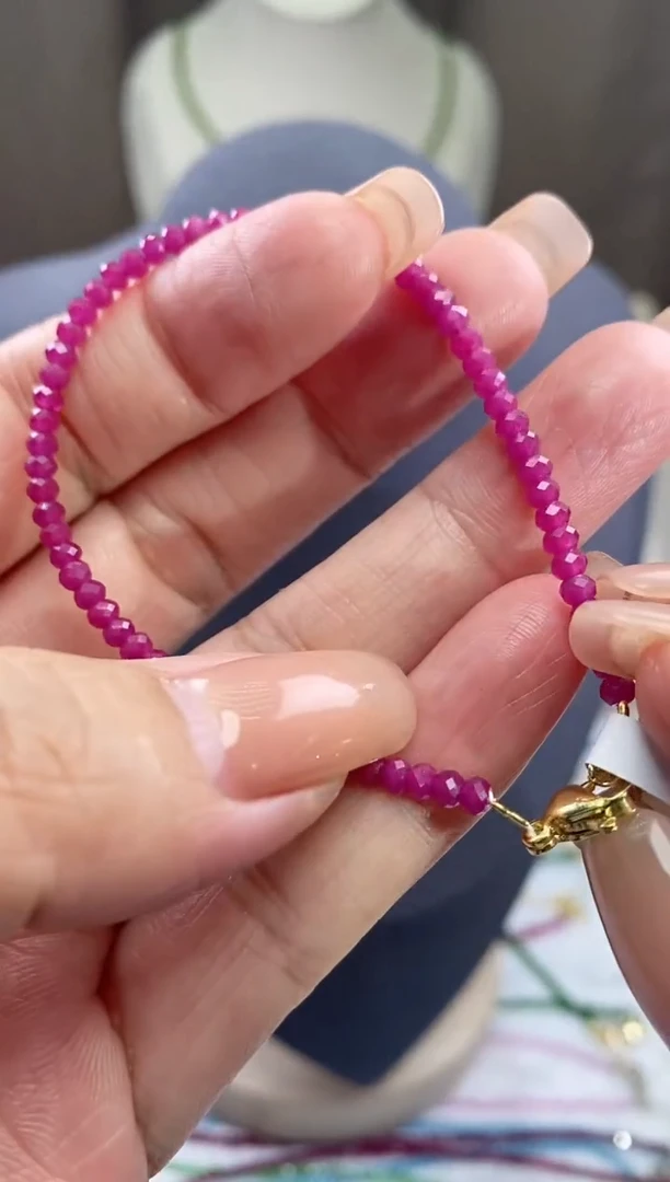 【闪购商品】尖晶石颈饰银S925镶嵌诗颜珠宝SYZB83